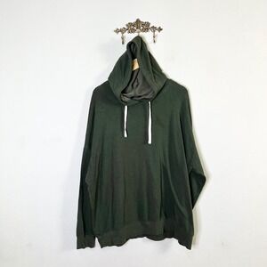Buffalo David Bitton Hoodie Pullover Sweatshirt Mens Size XXL Green Long Sleeve